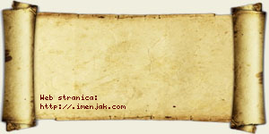 Vasilj Jazački vizit kartica